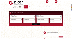 Desktop Screenshot of dicon-sp.com.br